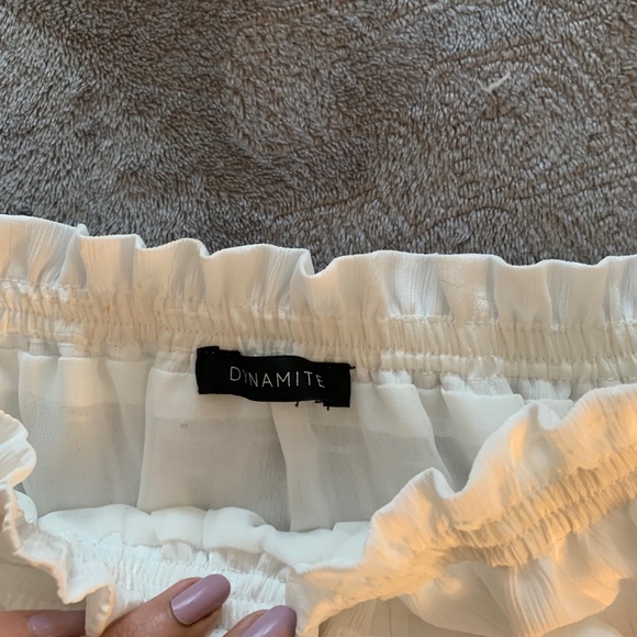 Dynamite white off-the-shoulder top - Picture 2 of 3